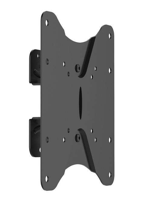 13-42 ARTICULATING TV BRACKET Product No - 650107 23-55 TILT/SWIVEL TV BRACKET Product No - 650105 Slide-in wall plate provides easy access for attachment and