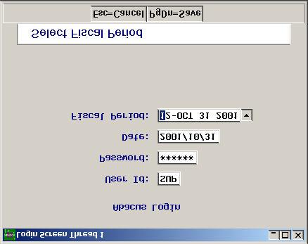 Note: You only have 3 attempts to login correctly after that you will need to re-launch the Abacus Program (AB32.EXE).