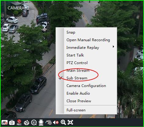 NVMS1000 User Manual 34 Double click the selected window to view in single channel mode. Double click the window again to recover the window.