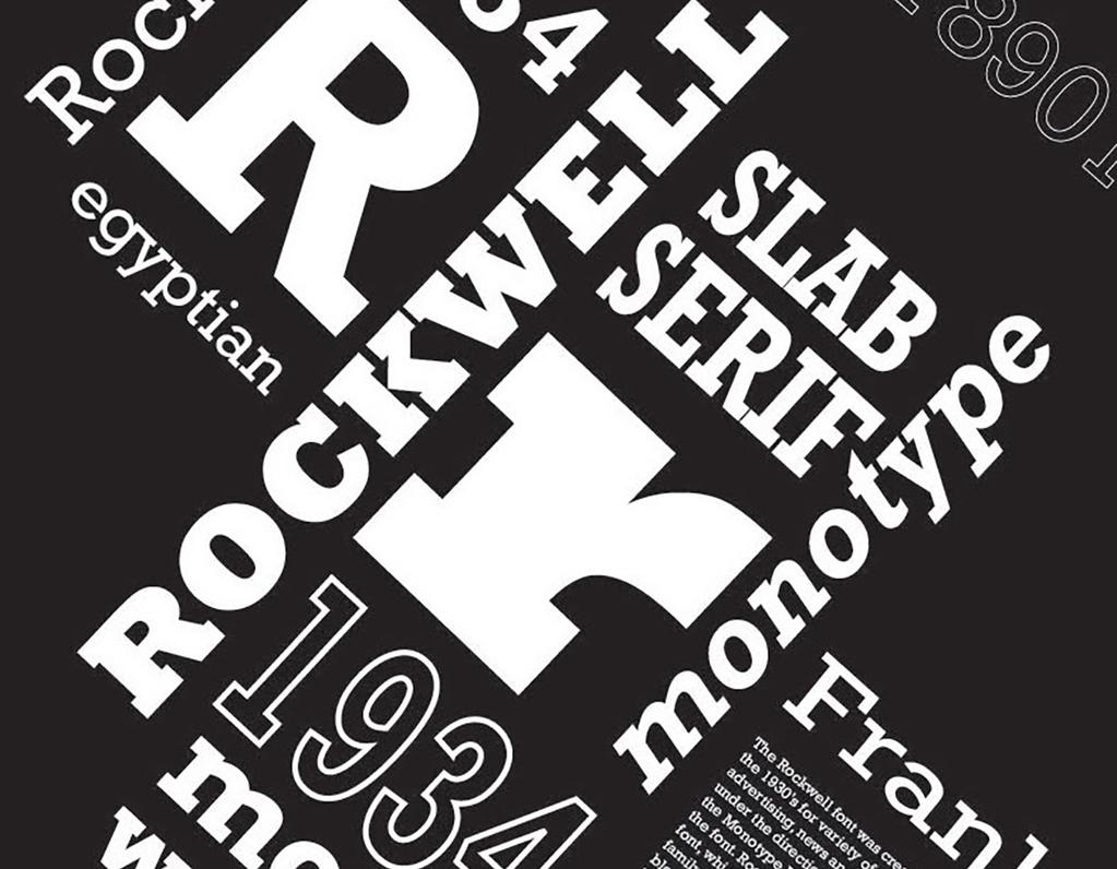 Rockwell designed by the Monotype Corporation and released in 1934.