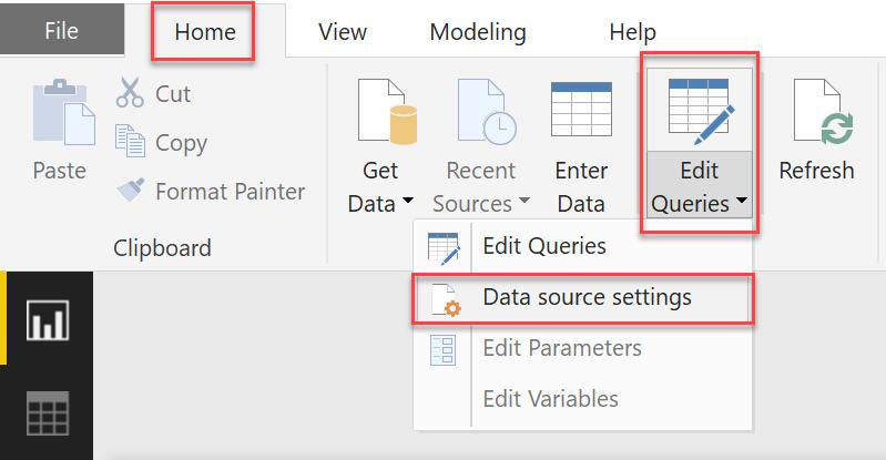 2. To update the Data Source Settings, select Change Source and enter your Dynamics environment details.