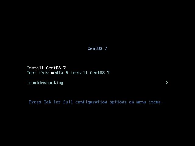 Procedure for installing CentOS 7 Load the installation ISO or DVD. The welcome screen will be displayed. Figure 1.