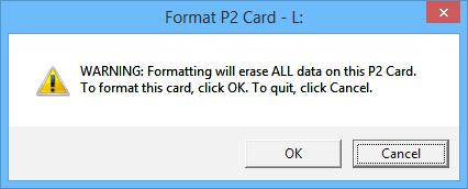 " When using an E series P2 card or an F series P2 card / micro P2 card (CPS authenticated), the Remain life time is indicated in a window like the one shown in Figure 25.