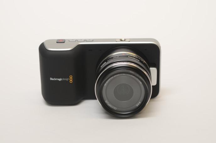POCKET CINEMA Black Magic Pocket Cinema Camera Pocket Cinema 1. Pocket Cinema Camera 2. Olympus 17mm f1.8 M43 Lens w/ UV Filter 3. A/C Adapter 4. Battery Charger 5. 32 Batteries 6.