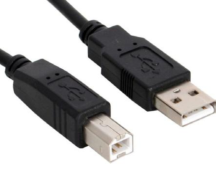DATA Cables & Adapters USB A to B Length in Feet: 5 Used