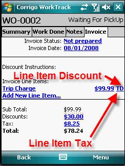 Additional Features 10. Select any other invoice fields you may need to change. Select and edit. Select when completed. Line items now support individual tax and discount call outs.