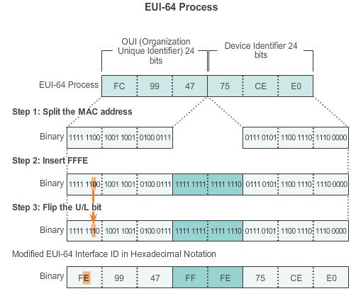EUI-64 Process or