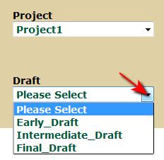 Click Go. 2. Follow the 3-step process to upload your document as outlined by the screen that follows. a. Select the project. i.