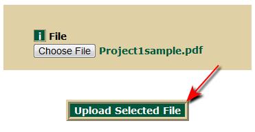 b. Find your document. i. Click Choose File to locate the file on your computer for upload. ii.