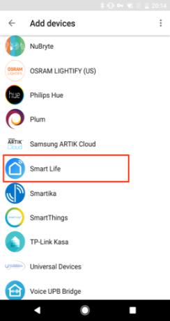 16 Step 2: Find "Smart Life" in