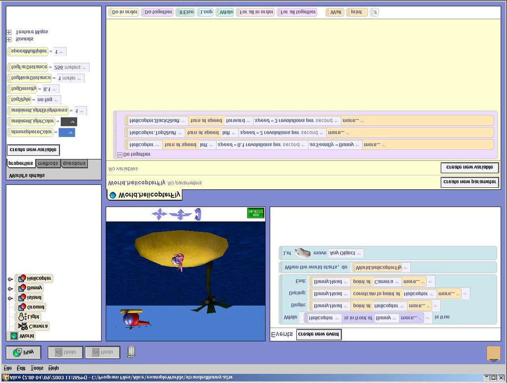 Simulation-based systems Physics Engine specify the physical properties of the object: shape, mass, velocity, etc.