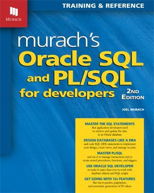 Murach (M), "Oracle SQL and PL/SQL for Developers", 2nd edition.