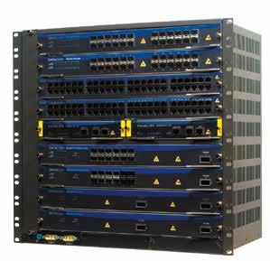 DM4000 Family The DM4000 switch family consists of three distinct chassis for use in 19-inch racks with multiple interface cards, control units and general purpose cards.