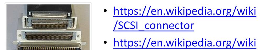 Connectors SCSI