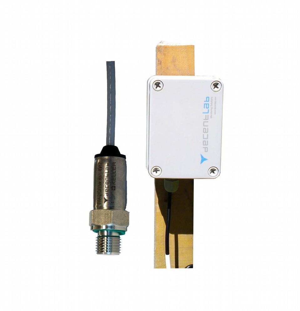 LoRaWAN Pressure / Level and Temperature Sensor Piezoresistive pressure sensor with G 1/4 connection Features LoRaWAN -enabled piezoresistive pressure sensor / level gauge.