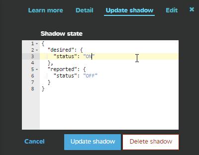 then click Update Shadow 70.