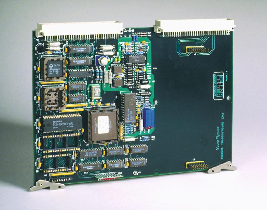 Page 3 ARCHITECTURE Each I/O card can be easily installed or removed, through standard DIN 41612 connectors. All cards are equipped with front-mounted diagnostic and indication LEDs.