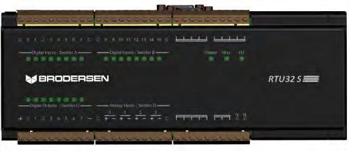 INTRODUCTION Brodersen Small Compact RTU32S Series with RTU/PLC functionality.