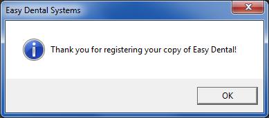 The registration utility verifies your serial number and automatically registers/activates your software. A message appears when the activation has been completed successfully. 2.