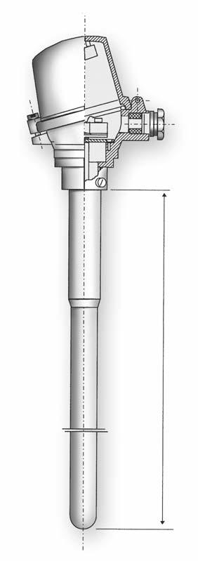 5 mm, 4-hole, C799 Thermocouple: 2 x PtRh30-PtRh6/B ø 0.5 mm : 600 mm G 3/4 A mounting thread, steel, gasproof Temperature range: 0-1700 C Limiting deviation: Class 2 acc.