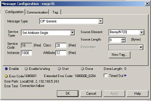 Defining a Rockwell Logix unsolicited message using RSLogix 5000 The following section shows an example in the Rockwell Software RSLogix 5000 of how to add a rung of a ladder and configure a message