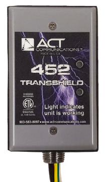 222 North Center Street Bonham, TX 75418 (903) 583-8097 ACT TransShield 452 Family A Wall Mounted Surge Protection Device FEATURES AND BENEFITS Power Quality is more important today than ever before