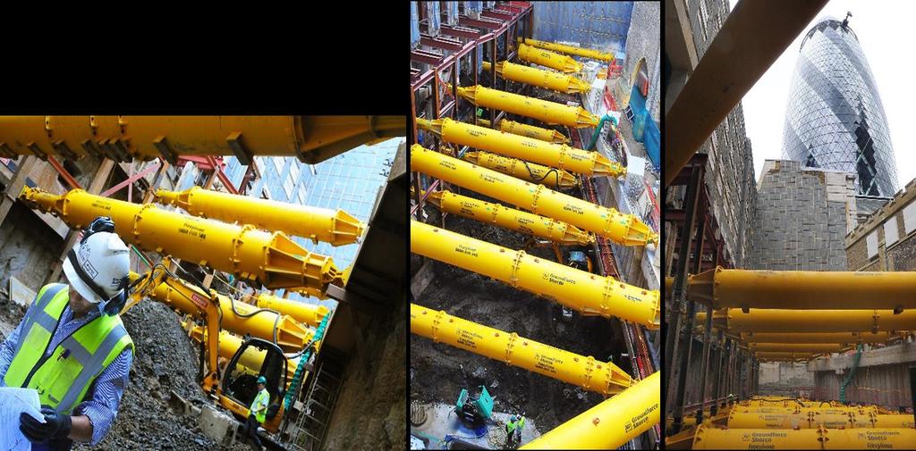 Technical Innovative Solutions Groundforce Shorco designed a complex basement propping solution for one the UK s most delicate and challenging redevelopment