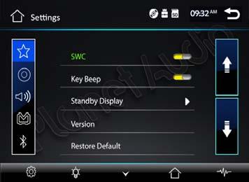 Settings Operation Setting Control Your device has default system setting, you can customize the settings to suit your personal needs.
