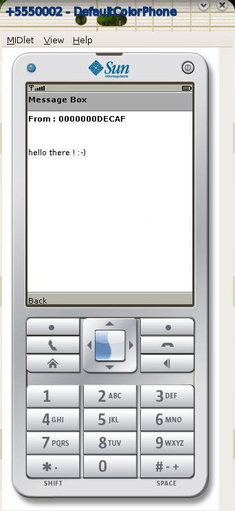 The corresponding text message can be viewed by choosing the device (Figure 2.2c).