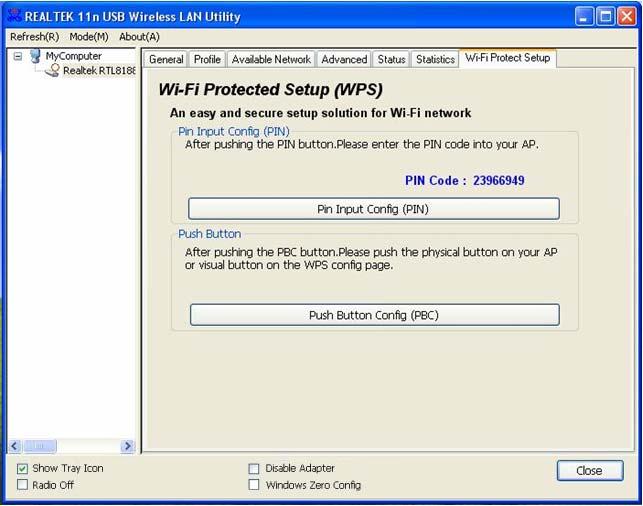 3.1.6 Wi-Fi Protect Setup The primary goal of Wi-Fi Protected Setup (Wi-Fi Simple Configuration) is to simplify the security setup and management of Wi-Fi networks.
