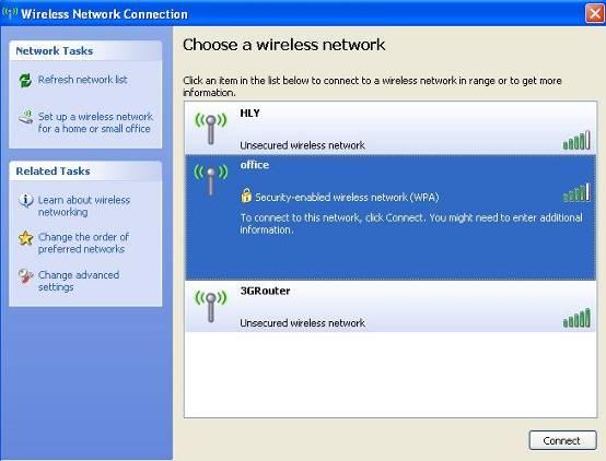 right-click the PLANET Wireless LAN 802.11n USB Network Adapter), then select View Available Wireless Networks. Step 5.
