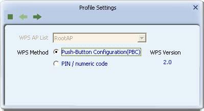 4.4.1 Push Button Config (PBC) This is the easiest way to establish secure connection by WPS, but if there re more than one WPS-supported access point using Push-Button config, please use PIN /