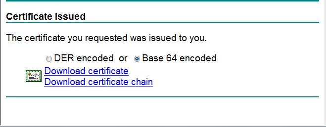4. Configuring AudioCodes E-SBC Figure 4-31: Certificate Issued Page 13. Select the Base 64 encoded option for encoding, and then click Download certificate. 14. Save the file as gateway.