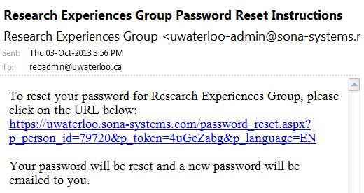 2) You will receive another email with your UserID and the new temporary password.