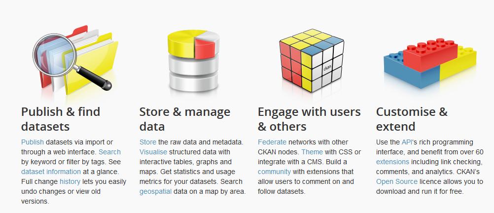 DLR.de Folie 8 NextGEOSS Architecture The Data Hub (WP2) is built on top of CKAN, an already powerful data management system that provides tools to streamline publishing, sharing, finding and using