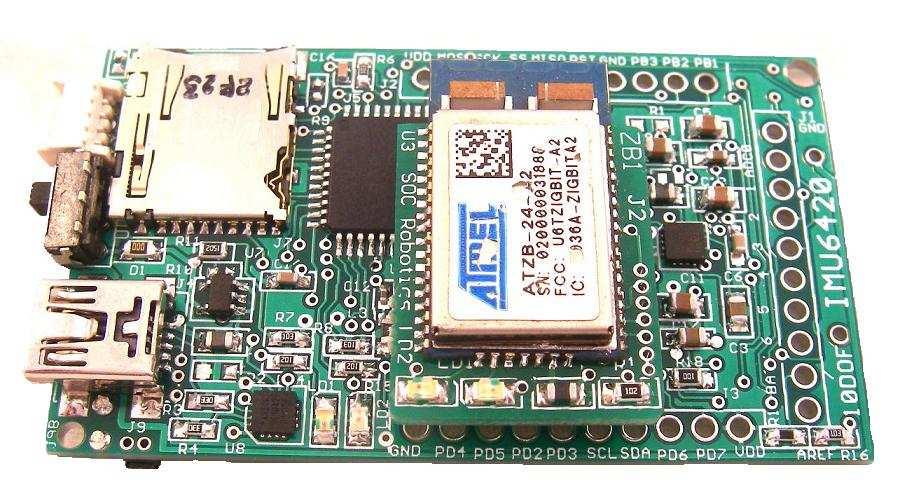 ZB1 Wireless Module The ZB1 module is a new SOC Robotics ZigBee compatible adapter with an Atmel ZigBit ATZB- 24-2A ZigBee module attached to it.