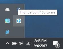 3.3 Connecting the Thunderbolt 3 Adapter 1) Connect the Adapter to a Thunderbolt 3 port on your computer 2) Wait up