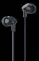 P in-line control Tough metal earbud housing with soft