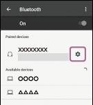 Connecting the headset to an Android smartphone and an iphone Usually when you connect the headset to a smartphone, the music playback function and the phone call function are both connected