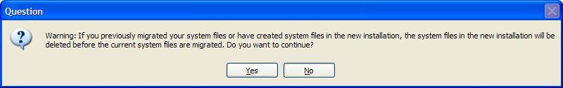 ... Chapter 9 Performing System Startup NOTE Migrating system files, does not migrate system menu security. You will need to enable security for your system after you migrate and convert your data.