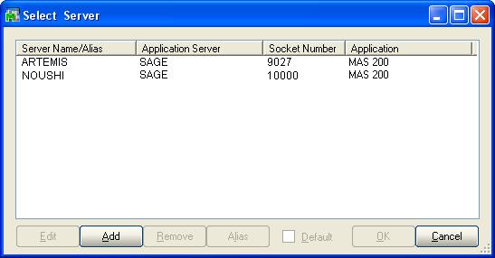 ... Chapter 2 Installing Sage MAS 200 Multiple Installations Sage MAS 200 can attach to different servers from the same local workstation setup.