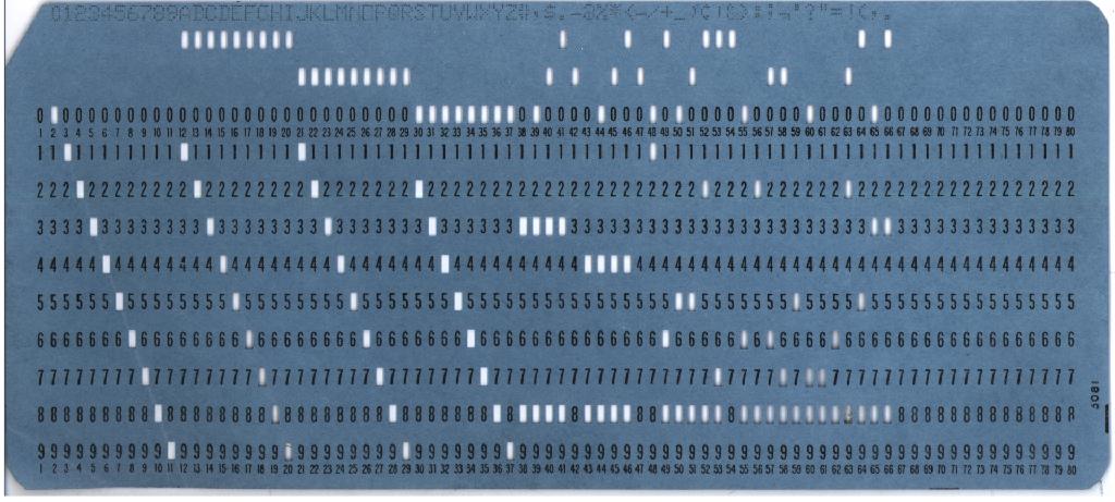 This is an IBM 80 column punchcard https://en.wikipedia.