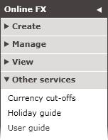 About this guide This guide introduces Online FX and explains how to carry out online foreign exchange transactions.