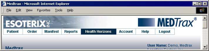 Health Horizons Health Horizons provides access to valuable healthcare information for both the healthcare professional and their patients.