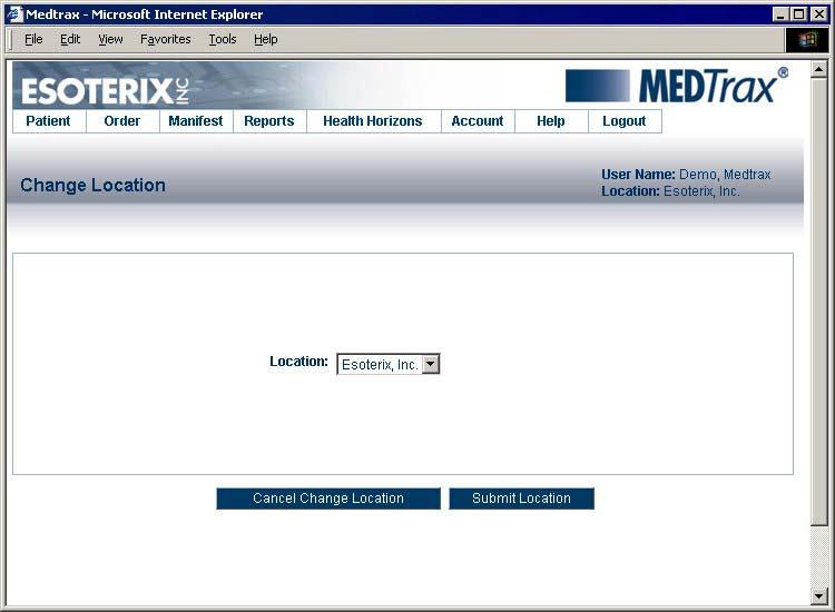 Administration Medtrax includes several administrative options, including access to multiple accounts, a customized list of physicians for your location, and favorite test lists for quick access to