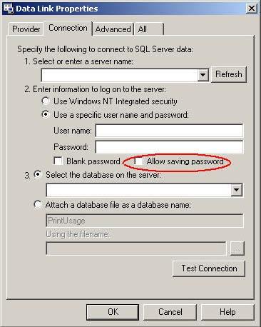 MS Access User Notice: Please use Microsoft Jet 4.