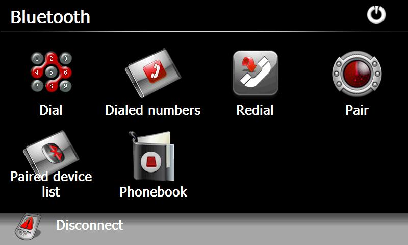 Bluetooth Before using this function, make sure that Bluetooth function of the cell phone has been enabled.