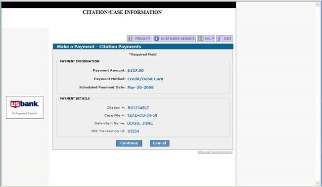 2. From the Criminal Case Records search screen, follow the steps for performing a criminal search. It may be easiest to search by citation number or case number. 3.