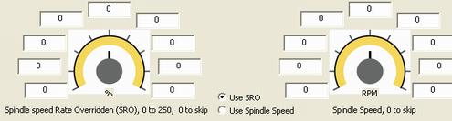 www.vistacnc.com - 9 - Speed, and different Spindle speed Rate Overridden (SRO) or Spindle Speed can be set up in PlugIn Configuration table.