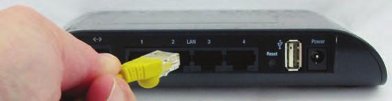 LAN ports on the router: 2.